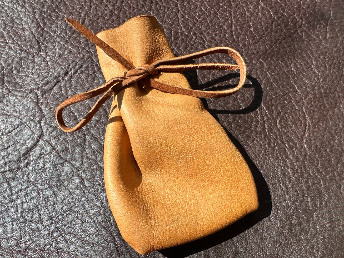 Leather Pouch For Silver Coins