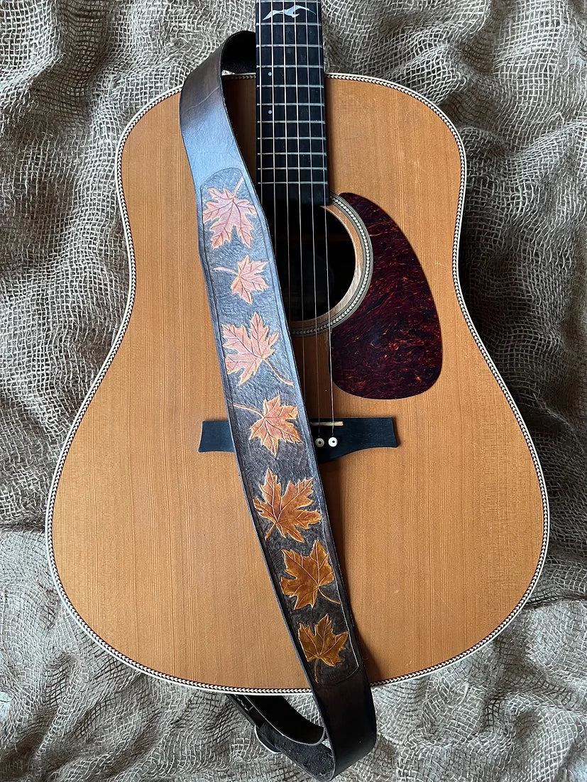 Canadian Maple Leaf Guitar Strap