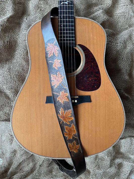 Canadian Maple Leaf Guitar Strap