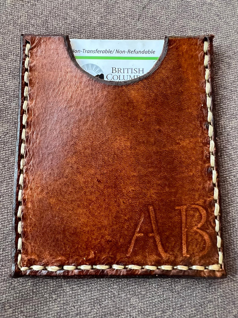 Leather Hunting Tag Holder